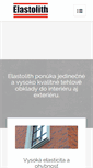Mobile Screenshot of elastolith.sk