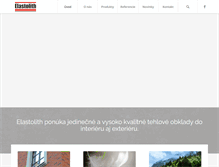 Tablet Screenshot of elastolith.sk